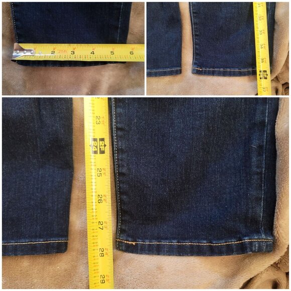 Lucky Brand Sofia Skinny Blue Jeans 6/28 Dark Wash Quality Denim Classic Style - Picture 9 of 10
